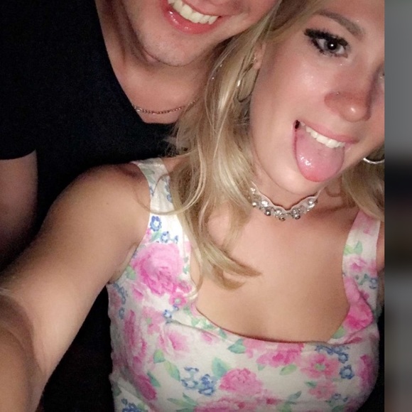 Tank top floral short belly shirt - Picture 3 of 7